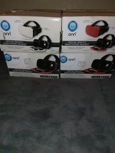 ONN Virtual Reality SmartPhone Headset - Multi Color-4 Pack-Brand New - Picture 1 of 4