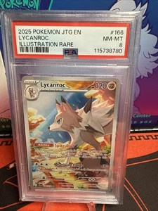 Lycanroc 166/159 Sv09: Journey Together Holo PSA 8 - Imagen 1 de 2