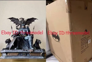 Queen Studio 1/4 Batman Throne Standard Ver Ploystone Model Painted Statue Stock - Picture 1 of 14