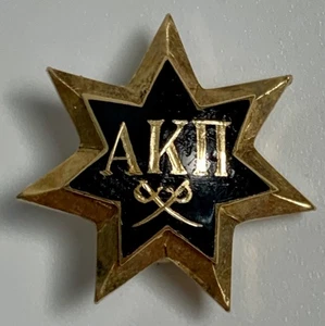 VINTAGE ALPHA KAPPA PI FRATERNITY PIN SWORDS 14K GOLD (3,45 Gramm Overall) - Bild 1 von 3