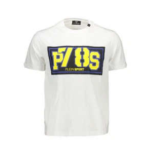 Philipp Plein Deporte Camiseta Cuello Redondo Blanco Hombre Talla L - Imagen 1 de 2