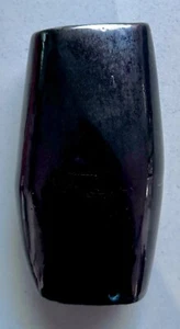8" black ceramic vase, marked on bottom - Bild 1 von 13