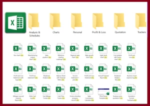 Kompleksowy pakiet szablonów Excel | ponad 30 gotowych do użycia - analiza... ( + bonus) - Zdjęcie 1 z 1