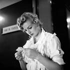 Anita Ekberg behind the set of Back from Eternity&quot; in LA CA 1956 Old Photo 7