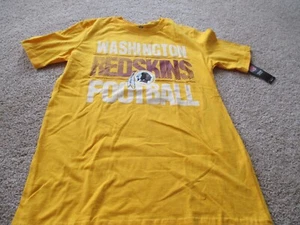 Washington Redskins Football Shirt, Kids Size Large, 12 14, Yellow - Picture 1 of 4