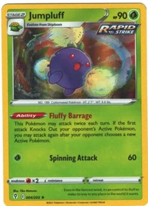 Tarjeta de Pokémon Jumpluff 4/203 Cielos en Evolución Holo Rara Pokémon JCC 004 - Imagen 1 de 2