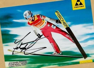 Johann Andre FORFANG (2) AK Bild - Print Copy - 18 x 13 + Signierte SKI WM - AK - Bild 1 von 1