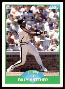 1989 Score Billy Hatcher Houston Astros #61