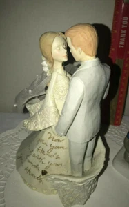 ENESCO FOUNDATIONS HUSBAND AND WIFE FIGURINE - Picture 1 of 10