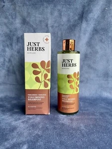 JUST HERBS Shampoo Enrichment with Fenugreek and Shikakai 200 ml Vegan Herbal - Picture 1 of 3