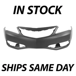 NEW Primered - Front Bumper Cover Fascia for 2013 2014 2015 Acura ILX Sedan 4dr - Picture 1 of 8