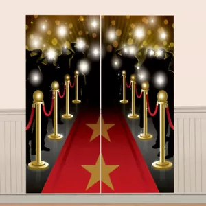 Hollywood Party Decoration Scene Setters Movies Red Carpet Premiere Photo Prop - Picture 1 of 2