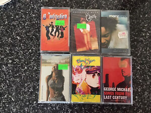 Bulk Lot Cassettes X 6 Macy Gray, Gloria Estefan, George Michael