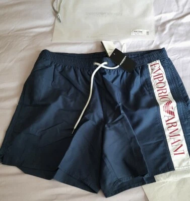 Armani Men's Beach Shorts BNWT Size MEDIUM 100% GENUINE size 52 - Image 1 of 4