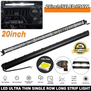 20" inch Slim LED Work Light Bar Spot Flood Combo for SUV ATV Offroad Truck 22 - Bild 1 von 17