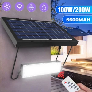 200W LED Solar Power Wall Lights PIR Motion Sensor Outdoor Garden Security Lamp - Picture 1 of 71