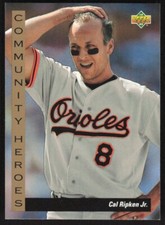 1993 Upper Deck Community Heroes Cal Ripken Jr. #36 Baltimore Orioles