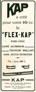 Publicité ancienne automobile le Flex-Kap pare-choc 1928 issue de magazine - Imagen 1 de 1