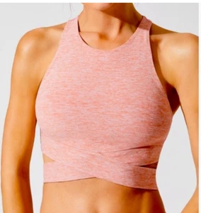 Beyond Yoga East Bound Spacedye Soft Comfortable Sports Bra Crop Top Size M - Picture 1 of 14