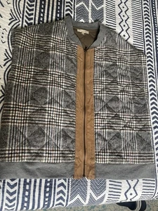 Mystree Vest Womens Gray Medium Quilted Full Zip - Picture 1 of 3