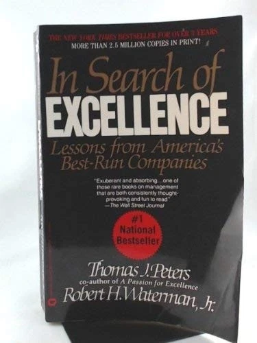 IN SEARCH OF EXCELLENCE By Thomas J. Peters & Robert. H. Waterman **Excellent** - Image 1 of 1
