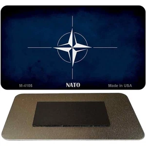 Nato Flagge Neuheit Metall Magnet M-4105 3,5" x 2" Magnet (M) - Bild 1 von 1