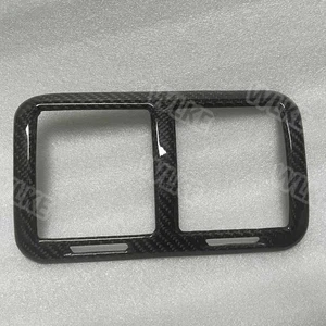 Dry Carbon Fiber Rear Center Vent Overlay for Maserati GranTurismo GTS GC 08-19 - Picture 1 of 6