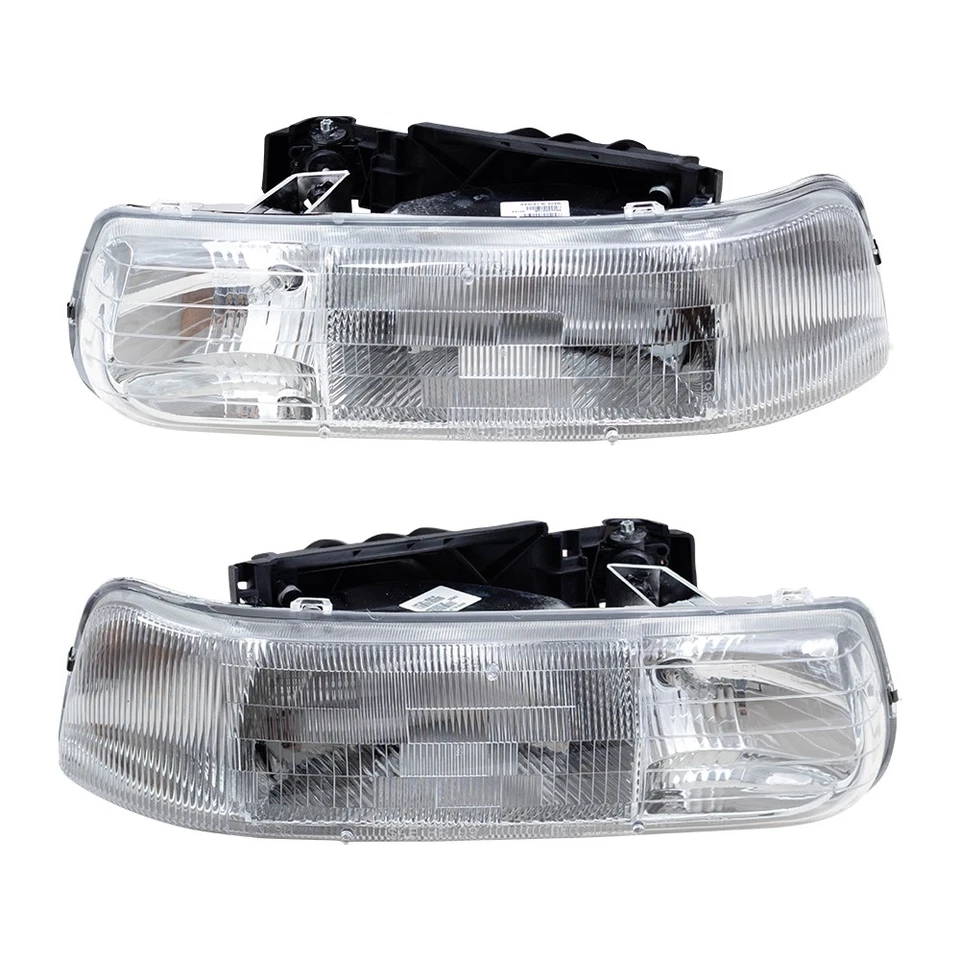 CAPA Headlight For 1999-2002 Silverado 1500 Set 2001-2002 Silverado 1500 HD - Image 1 of 4