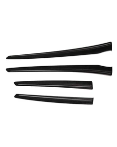 For Tesla Model Y 2025+ Juniper Matte Forge Carbon Fiber Door Panel Trim Cover - Picture 1 of 7