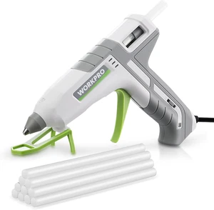 WORKPRO Psitola De Silicona Caliente, 60/100W Pistola De Pegamento Con 10 Barras - Imagen 1 de 12