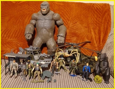 Collection Bundle King Kong Skull Island Lanard Action Figures Vehicles Godzilla - Image 1 of 4