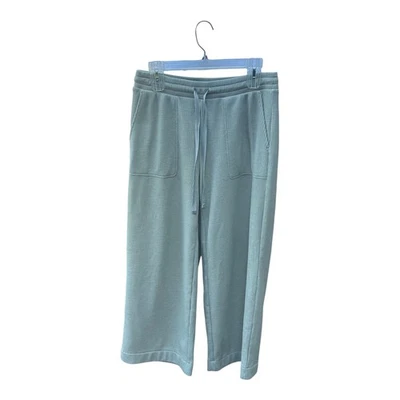 Lou & Grey Wafflestich High Rise Light Green Wide Leg Pants-Size M - Image 1 of 3