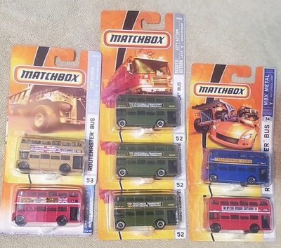 Matchbox Routemaster London Bus Lot of 7 NIP - Image 1 of 4
