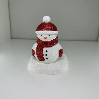 SOPORTE JABÓN ESPUMOSO MUÑECO DE NIEVE BRILLANTE VACACIONES 2022 Baño y Cuerpo Funciona NUEVO Foto 1 de 4