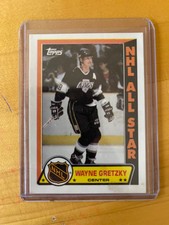 Wayne Gretzky 1989 Topps Hockey Sticker All-Star Card #11 Los Angeles Kings