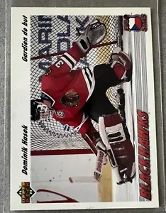 1991-92 Upper Deck - Euro-Stars #E14 Dominik Hasek  - Picture 1 of 2