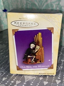 Hallmark Keepsake 2004 Old Ned, The Musician Ornament With Bobbing Head (3” T) - Picture 1 of 12