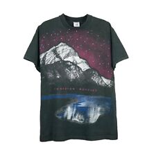 Vintage Canadian Rockies T Shirt All over Print 90s