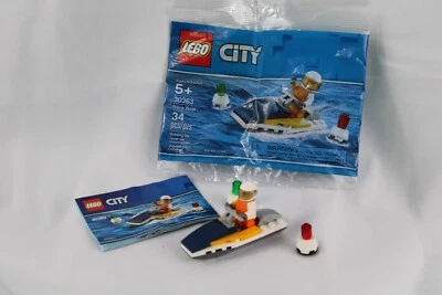 LEGO CITY Race Boat (30363) Complete Set 34 Pcs In good Used Condition - Изображение 1 из 4
