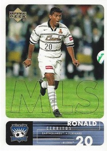 2000 Upper Deck Major League Soccer Base Cards San Jose Earthquakes  (#58 - #64)