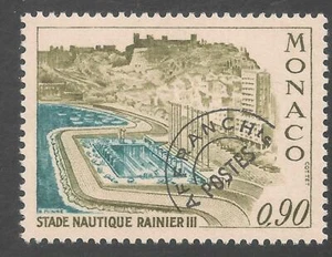Monaco #796 (A153) Estadio Acuático Rainier III 1971 90c - Imagen 1 de 1
