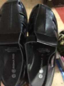 Roma Rio Sandals Size 12 Black New No Tags - Picture 1 of 3