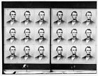 President Abraham Lincoln,portrait photographs,collage,series,Civil War,1860 3