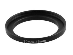 39-46mm Metal Step Up Ring Lens Adapter 39 male to 46mm female thread - UK STOCK