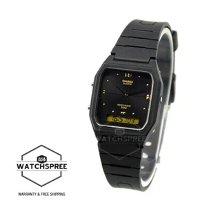 Casio Analog Digital Dual Time schwarz Resin Band Uhr AW48HE-1A AW-48HE-1A - Bild 1 von 1