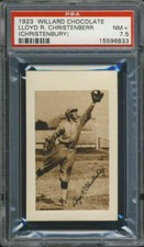 1923 V100 Willard's Chocolate Lloyd Christenbury PSA 7.5 Boston Braves