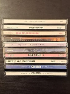 9 CD Lot Mixed Genres Dean Martin Avril Lavigne Adam Ant Lawrence Welk Beethoven - Imagen 1 de 14