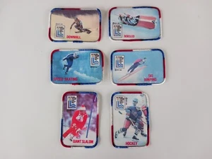 1970 Olympics Winter Games 6 Jacket Photo Patches Hockey Bobsled Downhill - Picture 1 of 9