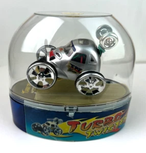 Turbo Twister Micro Scale RC Stunt Car New Old Stock In Box Silver World Champ - Picture 1 of 6