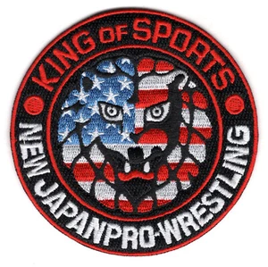 🔥3.5" NJPW NEW JAPAN PRO WRESTLING of AMERICA Iron-on PATCH 🔥 King of Sports! - Picture 1 of 1